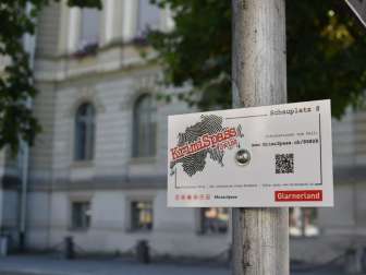 KrimiSpass in Glarus - Tafel