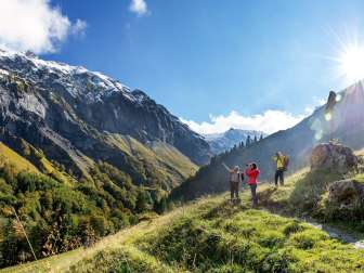 Auf der ViaGeoalpina von Weisstannen nach Elm