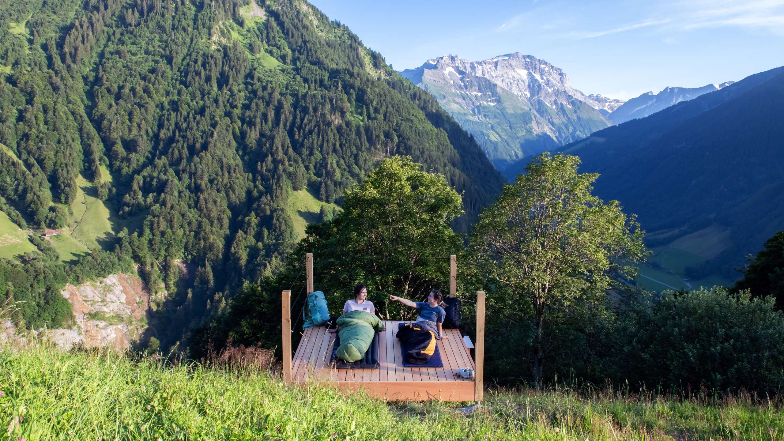 Übernachten unter dem Sternehimmel