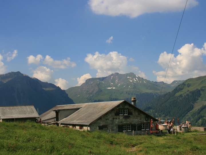 Alphütten Berglialp