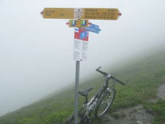 Richetlipass in fog