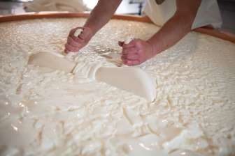 Cheese is made at the Obersee Rauti alp