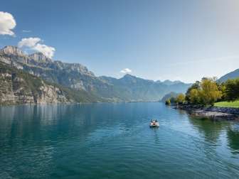 Pedalofahren auf dem Walensee © INTERSPORT Network Flumserberg