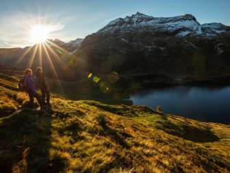 Sonnenaufgang beim oberen Murgsee
