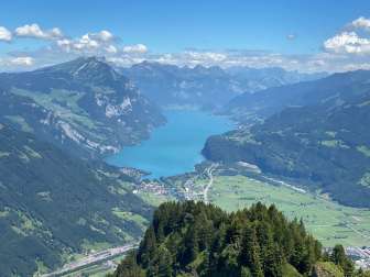 Panorama vom Hirzli über den Walensee