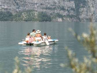 Pedalofahren auf dem Walensee © Thomas Kessler Visuals