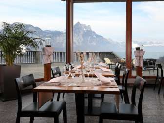 Wundervolle Aussicht auf den Walensee vom Restaurant