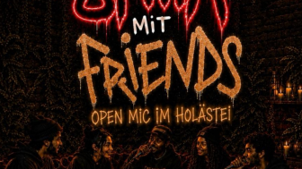 Spittä mit friends flyer fertig