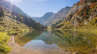 Talalpsee auf dem Geo Phänomenenweg