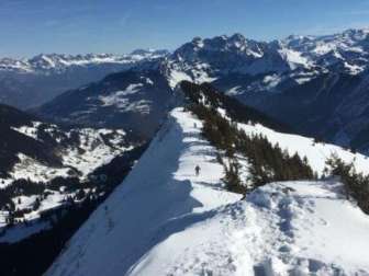 View towards the Glarus Alps and Churfirsten