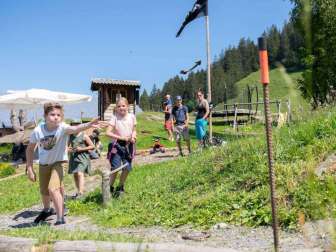 Family-friendly playground on Habergschwänd