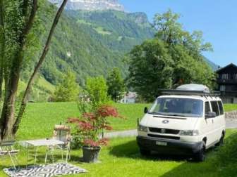 Camp beim Diesbachfall