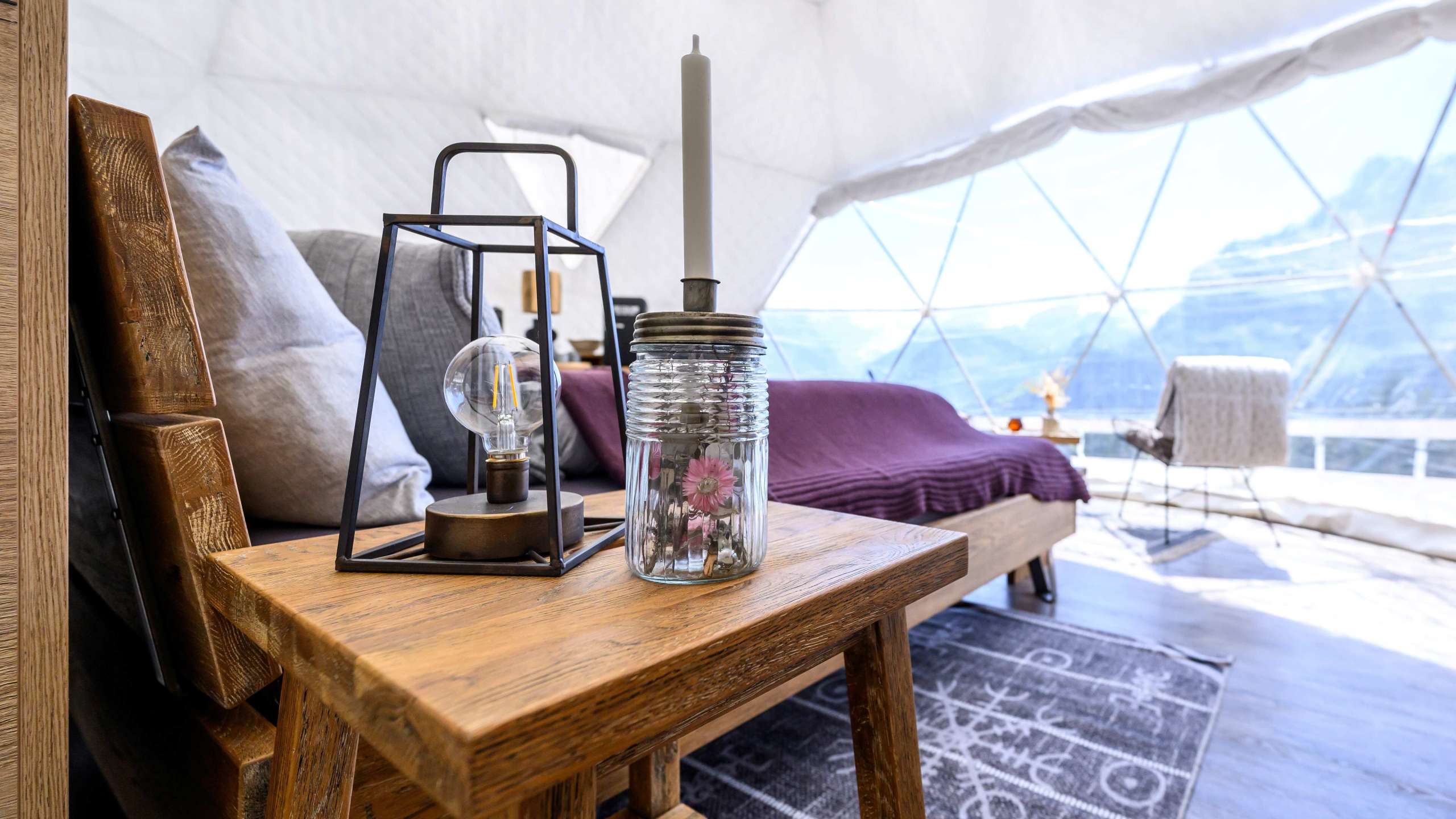 Bubble-Suite in den Bergen