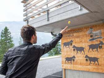 Geissglöggli Bimbälä beim Berggasthaus Bischofalp