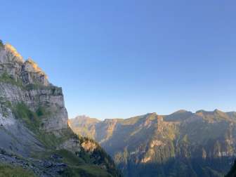 Morning mood on the ascent