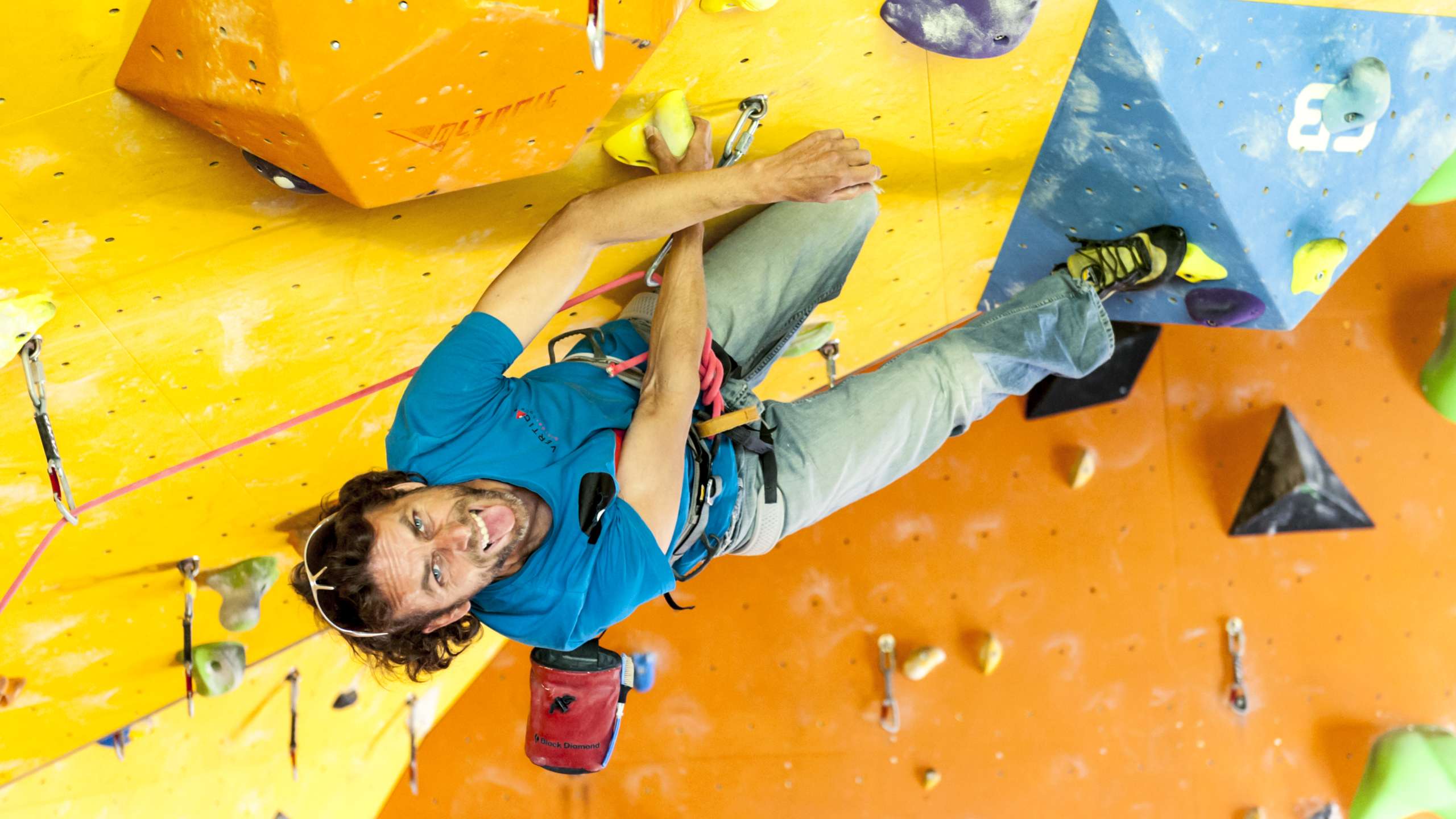 Climbing at lintharena Näfels