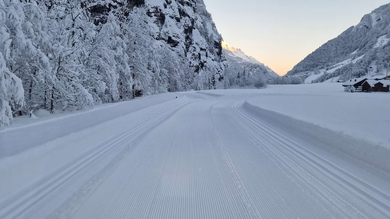 Langlaufloipe Linthal im Tierfed