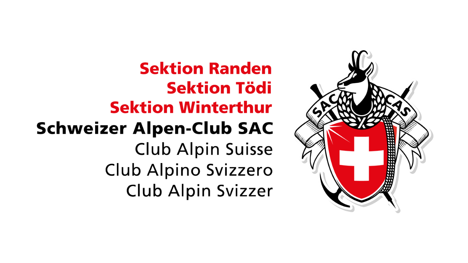 Schweizer Alpen-Club SAC Schweizer Alpen-Club SAC