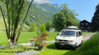 Camp beim Diesbachfall