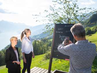 DenkOrt auf der Aussichtsplattform auf der Reutegg
