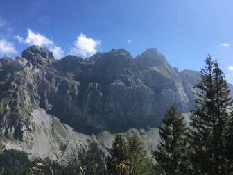 Mürtschenstock massif, view from Leiststock