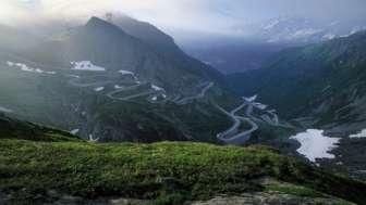 Old Gotthard Pass Road