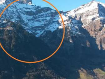 Guppen - the eruption area
