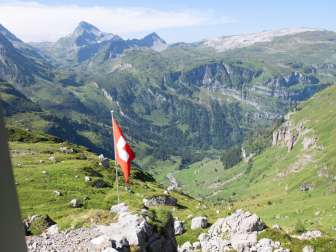 Ausblick von der Glärnischhütte