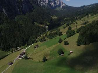 The Niederurnertäli from a bird's-eye view