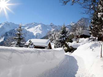 Winter hiking trails Weissenberge