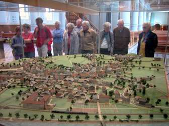 Glarus vor dem grossen Brand 1861 im Model Alt Glarus